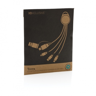 Logotrade advertising product picture of: Terra RCS recycled aluminium 6-in-1 charging cable